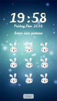 Bunny emoji smiley lockscreen Affiche
