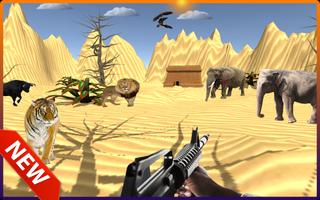 Wild Desert Animals Shooter 2018 پوسٹر