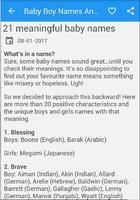 Baby Boy Names And  Meaning اسکرین شاٹ 3