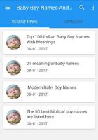 Baby Boy Names And  Meaning plakat
