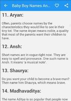 Baby Boy Names And  Meaning 截圖 2