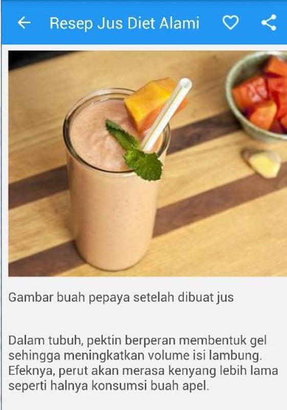 Resep Jus Diet Alami for Android - APK Download