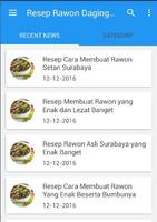 Rawon Daging Sapi Resep Masak পোস্টার