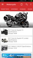 Motorcycle Specifications capture d'écran 1