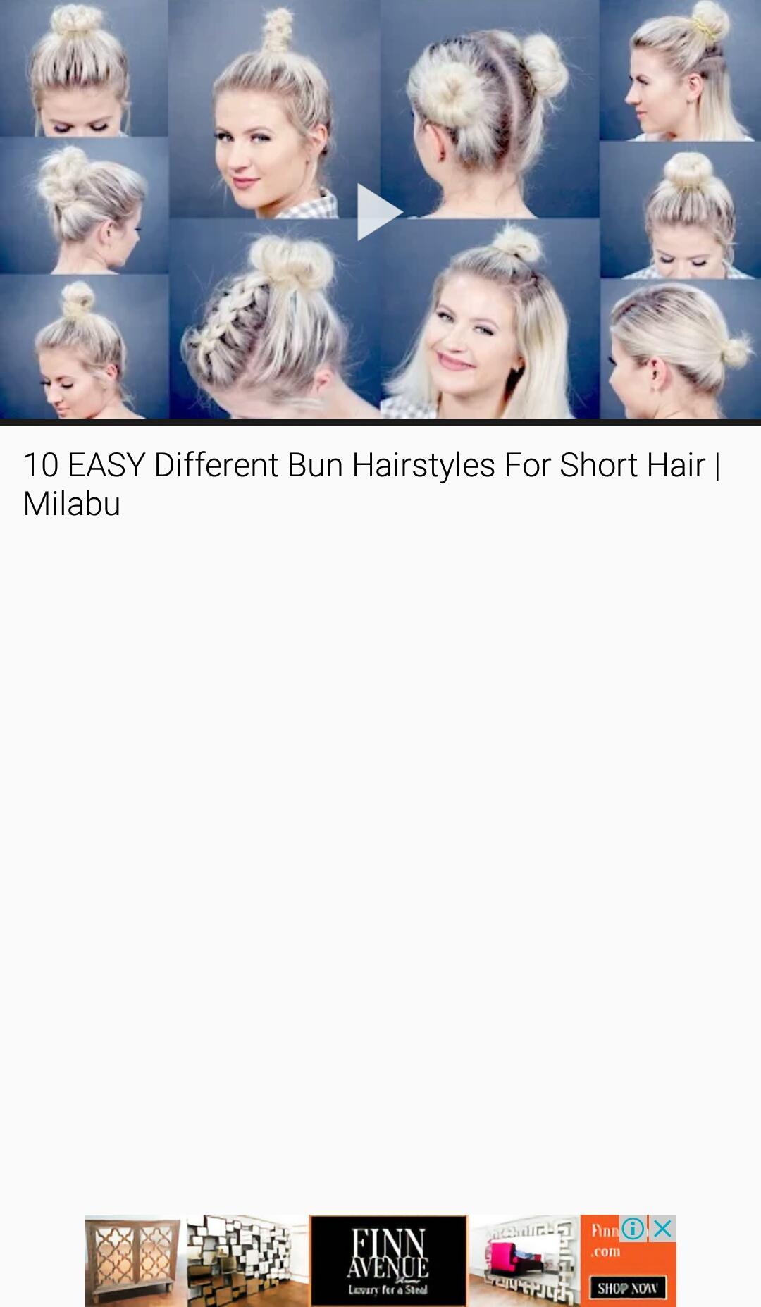 Bun Hairstyles Step By Step For Android Apk Download