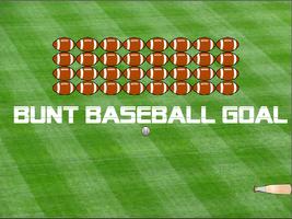 Bunt Baseball Goal Plakat
