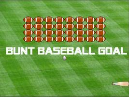 Bunt Baseball Goal Affiche