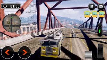 برنامه‌نما Fire Truck Simulator 2018 عکس از صفحه