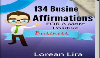 134 Business Affirmations poster