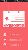 Business Card Creator Affiche