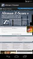 Altman Z-Score+ poster