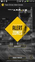 Teen Driver Alert Zones Affiche