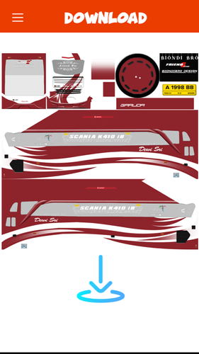 Livery Bussid Arjuna Xhd Kramat Djati - livery truck anti  