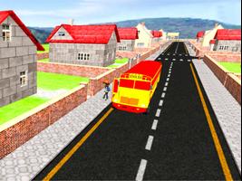 3D sekolah Bis mengemudi bus Simulator kota sekola poster