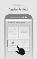 screen display always - clock and memo Plakat