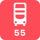 My London TFL Bus Times - 55-icoon