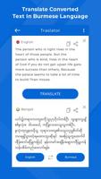 Burmese Camera & Voice Translator capture d'écran 3