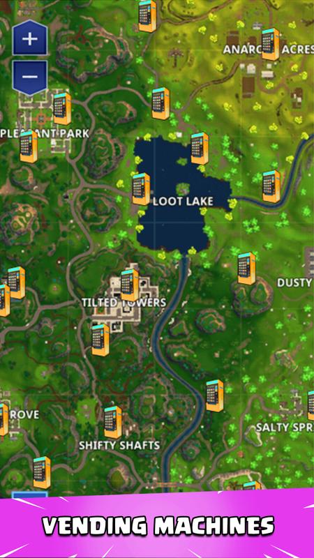 chests challenges تصوير الشاشة 2 map for fortnite chests challenges تصوير الشاشة 3 - week 8 challenges fortnite chest map