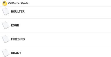 Oil Burner Guide ภาพหน้าจอ 1