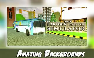 Cartoon Bus Driving Simulator screenshot 1