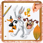 How to Draw Baby Looney Tunes Step By Step icône