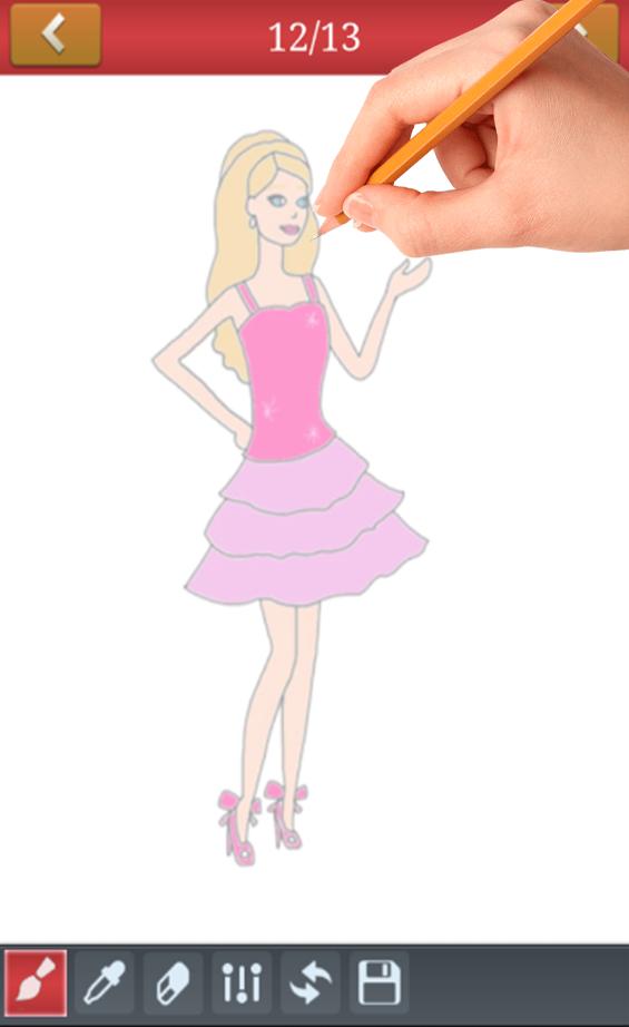 How to draw Barbie princess Step by Step APK pour Android Télécharger