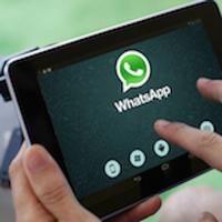 پوستر Guide for whatsapp on tablet