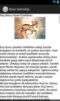 BURÇ & ASTROLOJİ capture d'écran 3