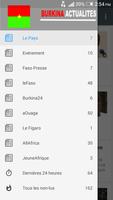 Burkina Faso Actualités পোস্টার