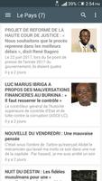 Burkina Faso Actualités capture d'écran 1