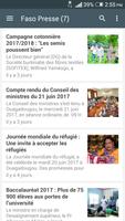 Burkina Faso Actualités captura de pantalla 2