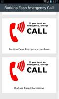Burkina Faso Emergency Call plakat
