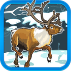 Deer Snowy Path ikona