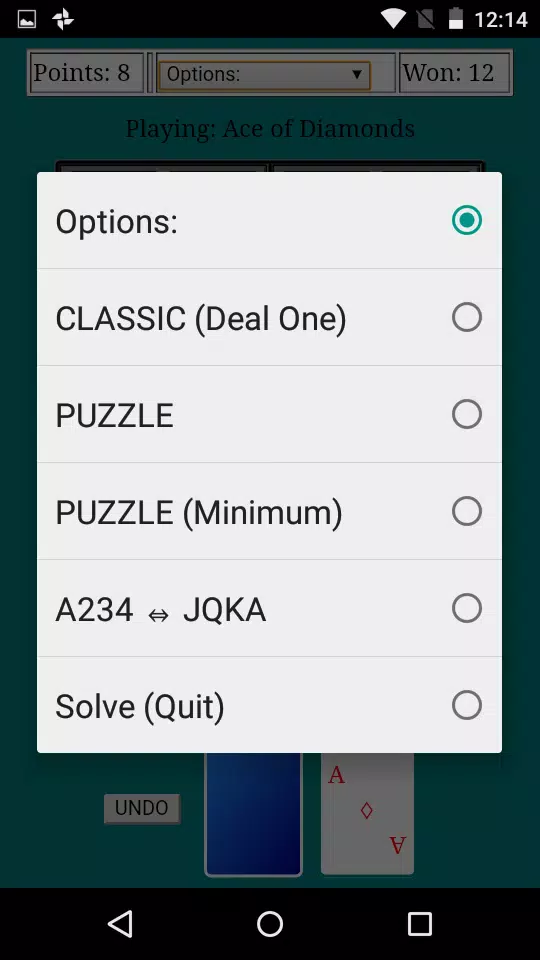 Quadoku Solitaire
