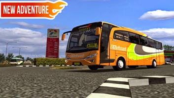 Telolet Bus Driving Racing Affiche