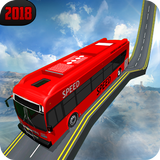impossible Bus Tracks stunts Simulator icône