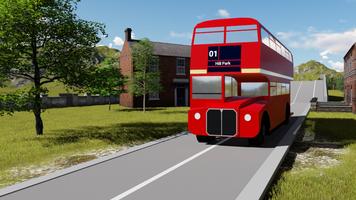 Simulation de course de bus Affiche