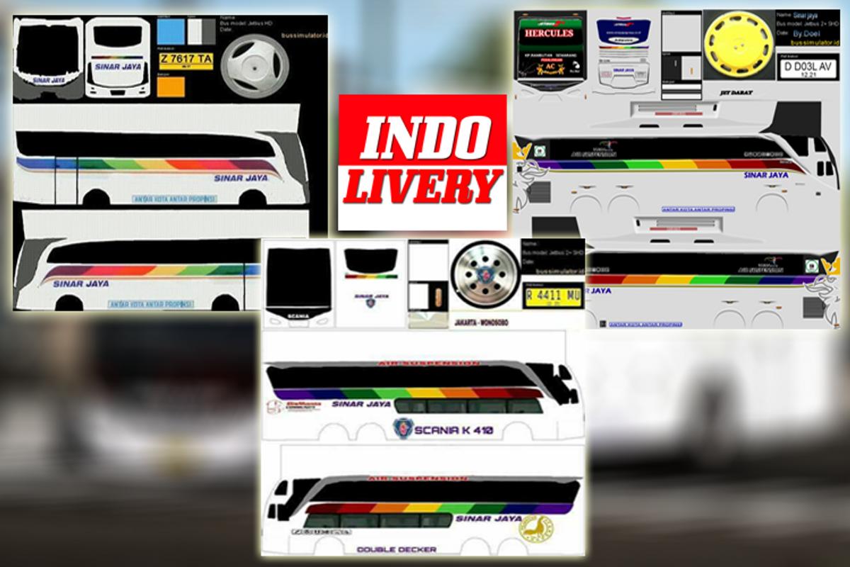 Livery BUSSID Sinar Jaya Simulator For Android APK Download