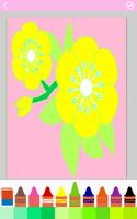 Flower coloring book for kids ภาพหน้าจอ 3