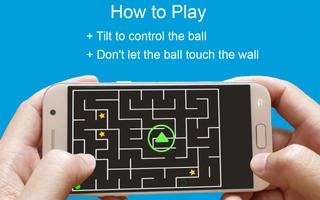 Maze game - Tilt to control Cartaz