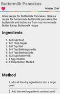 Buttermilk Pancake Recipes imagem de tela 2
