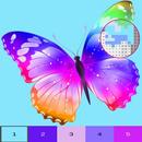 Couleur papillon par numéro, p APK