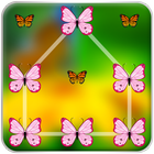 Butterfly Pattern Lock Screen icône
