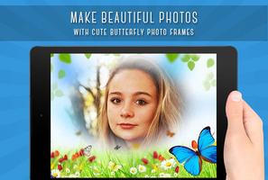 Butterfly Photo Frame Affiche