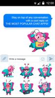 Butterfly Stickers for chat اسکرین شاٹ 2