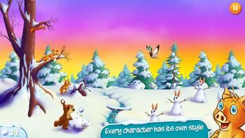 Pato & Friends Snowballfight imagem de tela 2