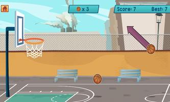 Basketball Slam Shooter! captura de pantalla 1