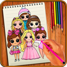 Learn to Draw Cutest Girls أيقونة