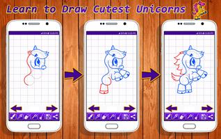 Learn to Draw Cutest Unicorns capture d'écran 1