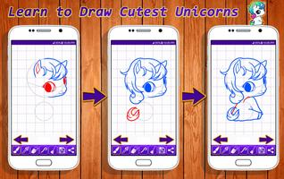 Learn to Draw Cutest Unicorns स्क्रीनशॉट 2